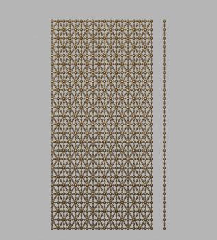 Geometrical panel (PGM_0192) 3D model for CNC machine